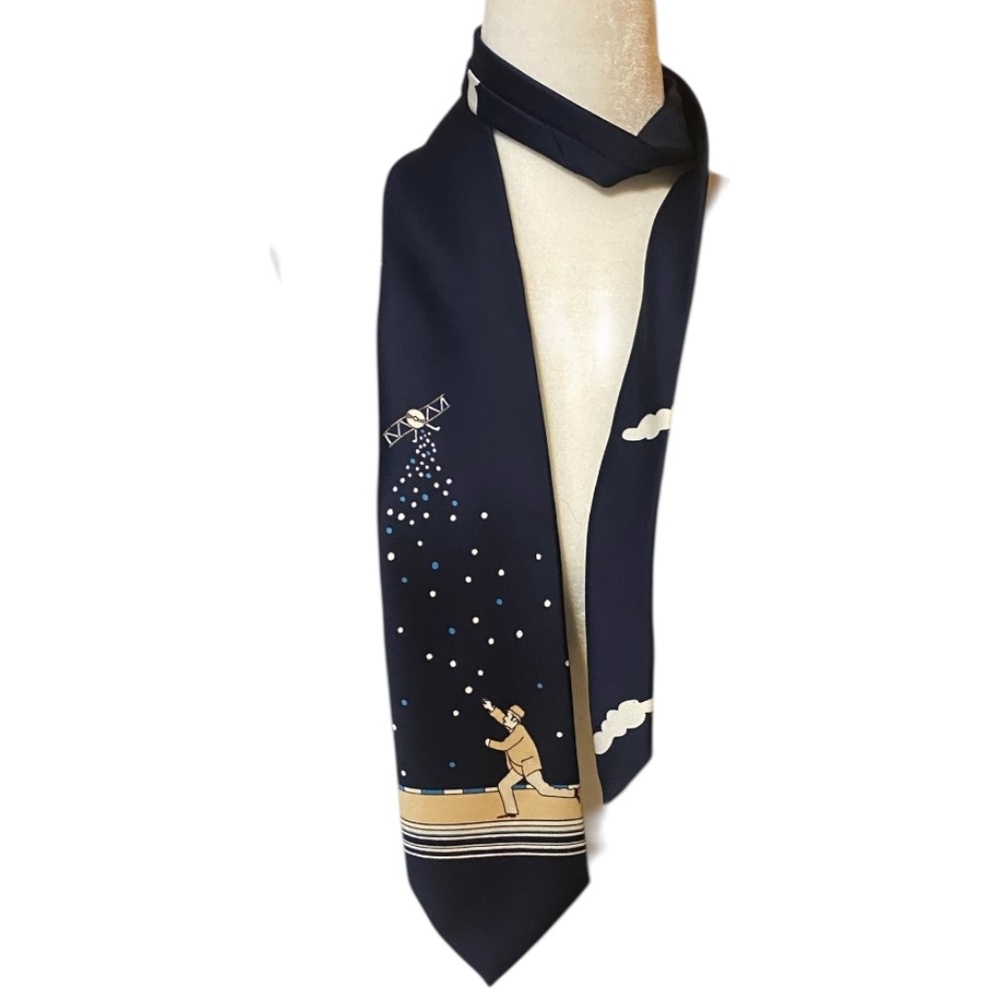 Vintage Christian Dior Monsieur tie. One of a kind print